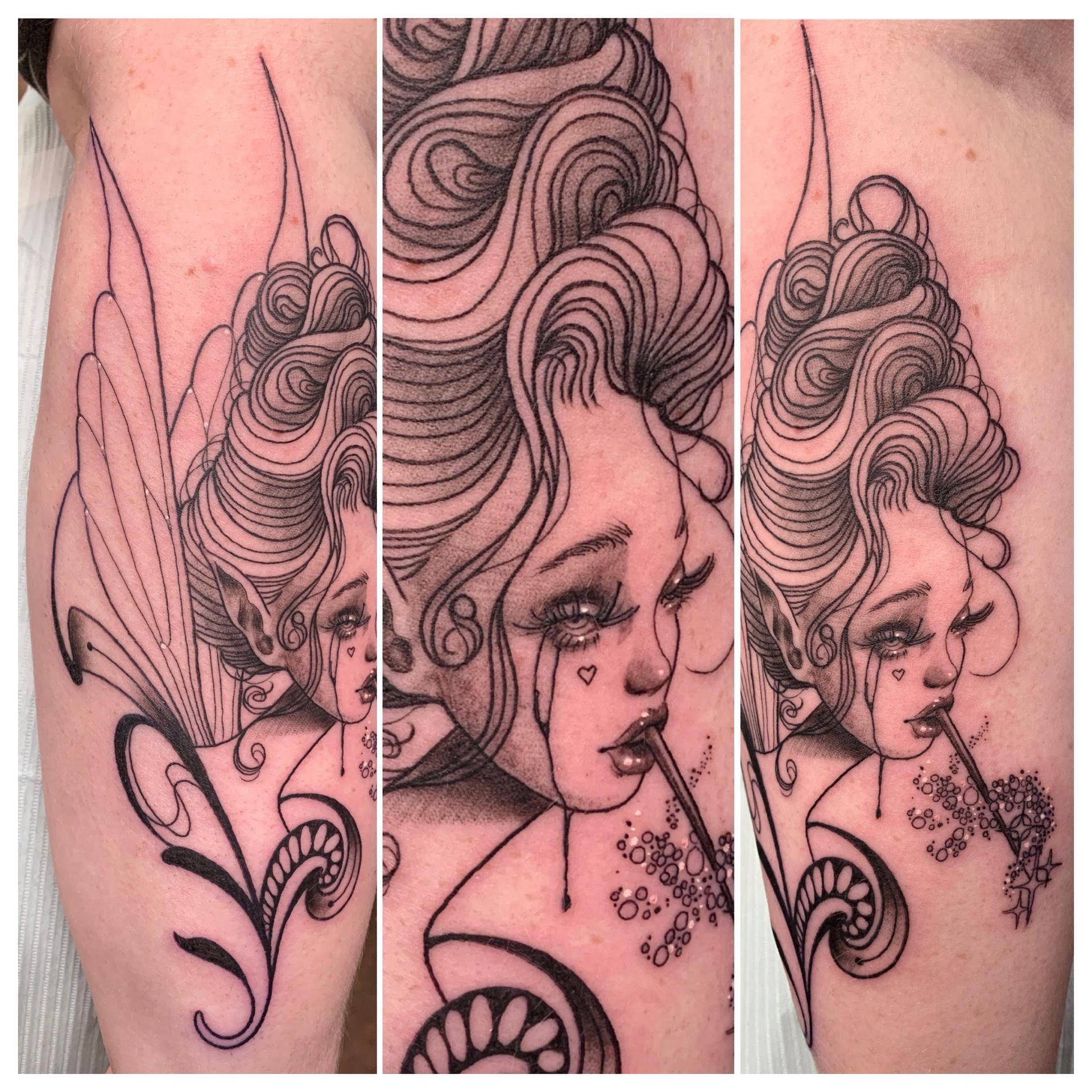 Rachelle St. Louis Tattoo Artist Thirteen Roses Tattoo