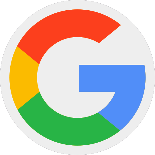 The google logo is a circle with a letter g in the middle.
