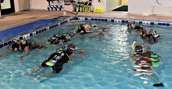 Scuba Divers Trained On The Swimming Pool — South Ogden, UT — Adventure West Scuba