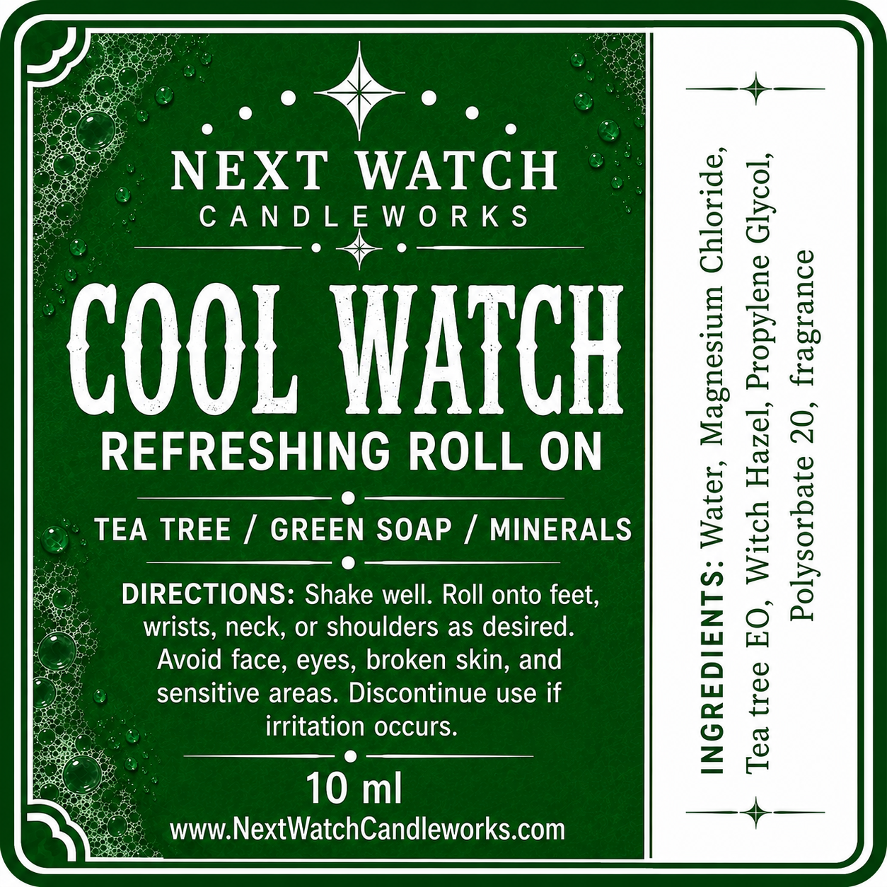 Cool Watch - Portable Magnesium Roll-On