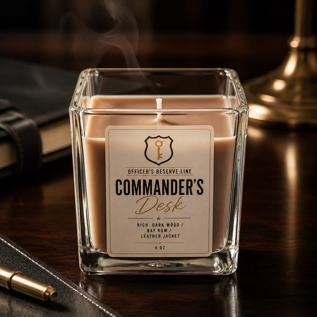 The Commander's Desk candle