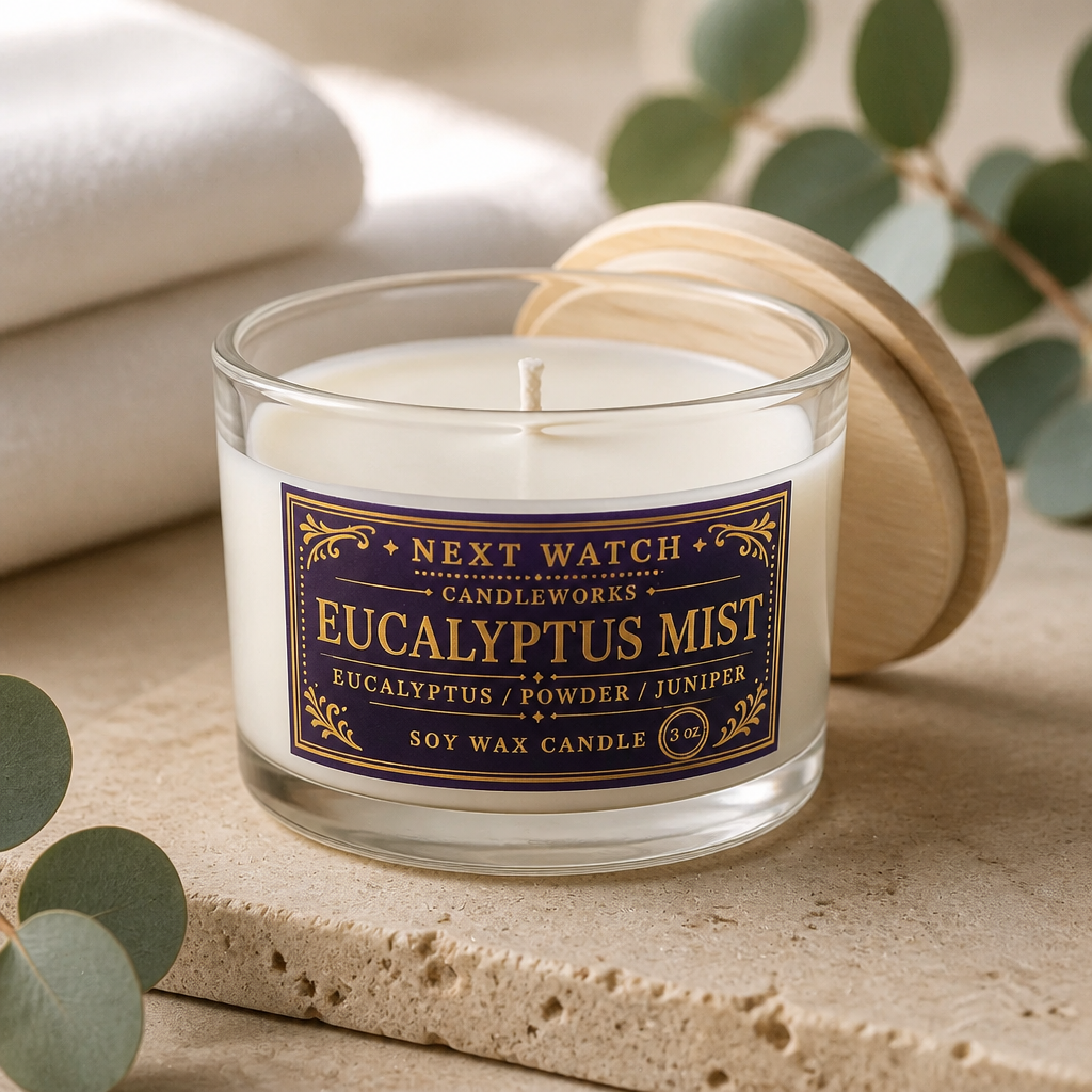 3 oz Eucalyptus Mist Scented Candle