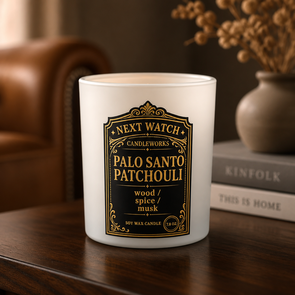 Palo Santo Patchouli Scented Candle