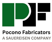 The logo for pocono fabricators is a sauereisen company.