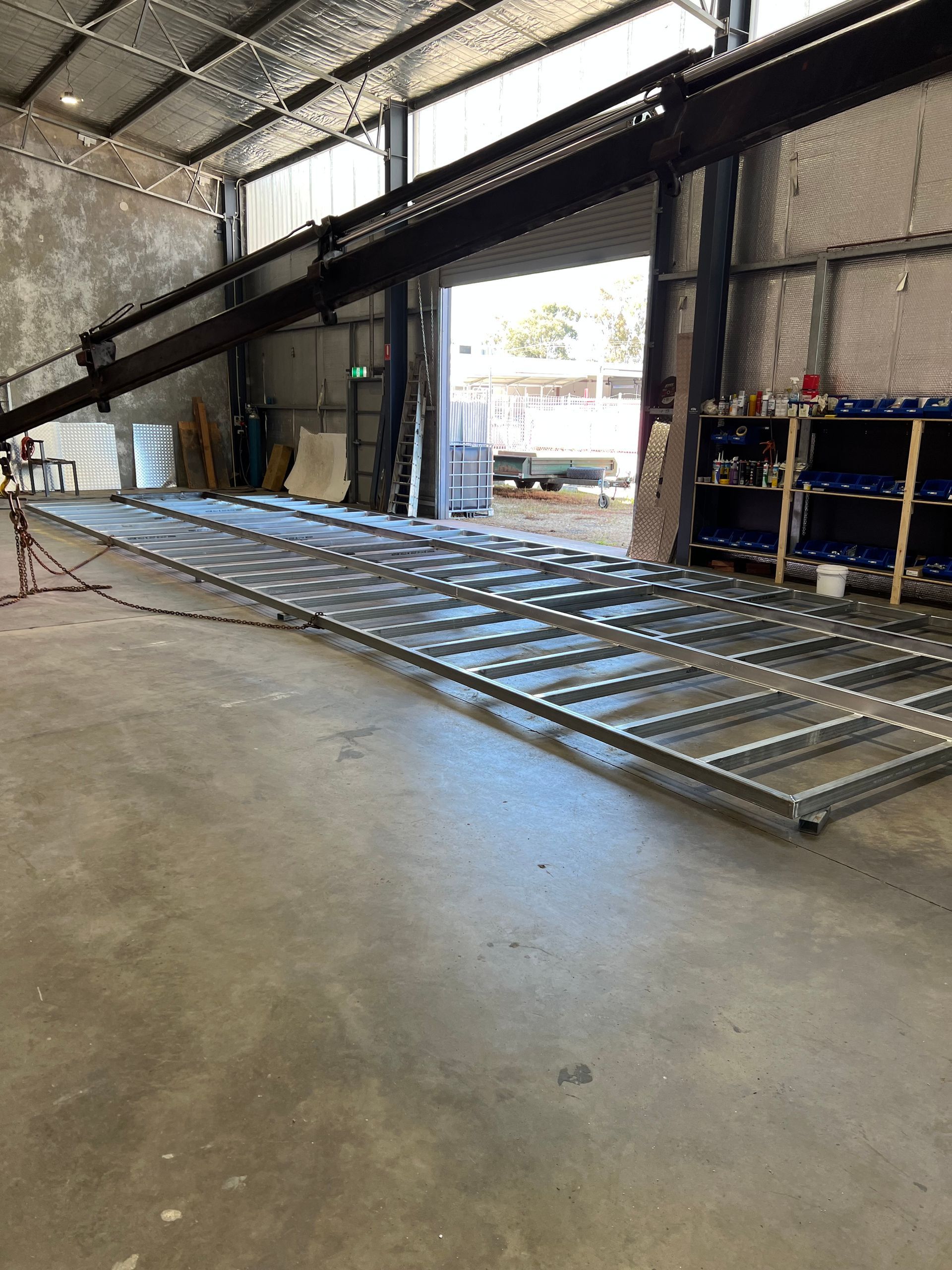 Skid frame portable coolrooms