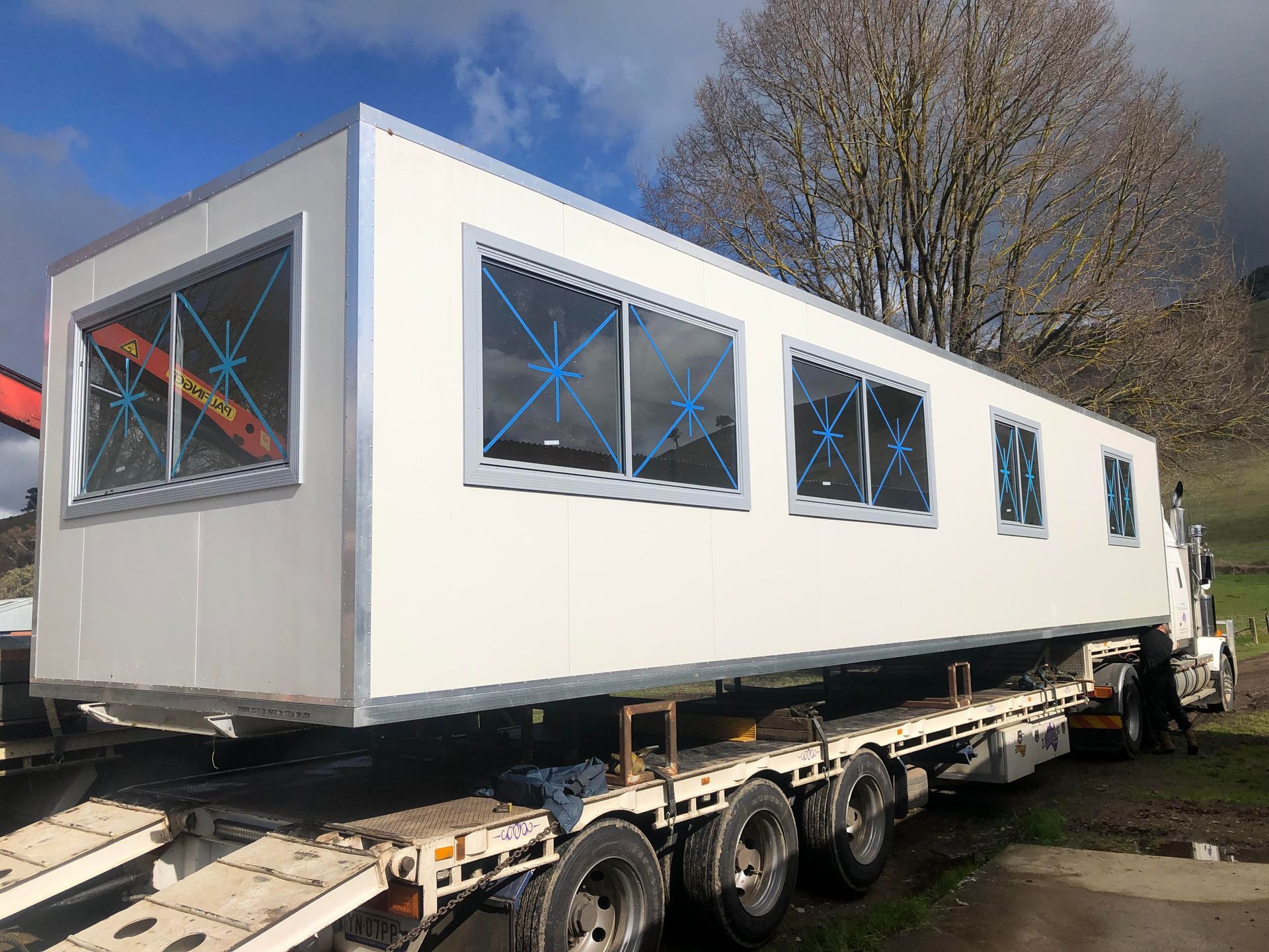 Tiny home portable building for portable coolrooms