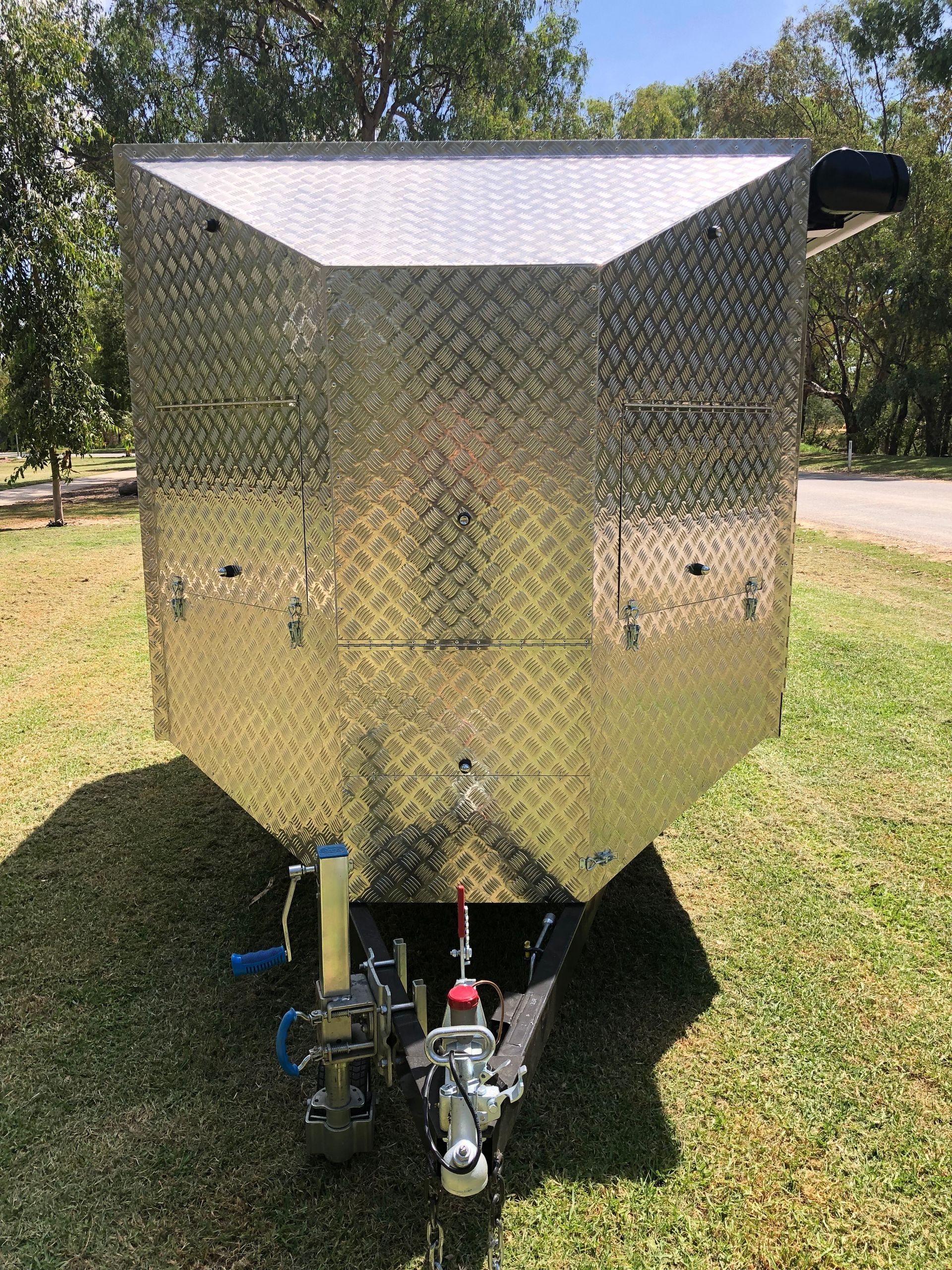 Wind deflector custom builds for portable coolrooms