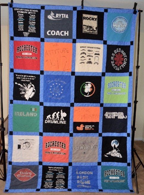 High Quality T-Shirt Quilt Example