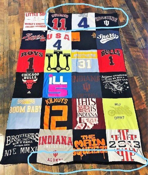 Louisville T-shirt Quilt Throw Blanket 