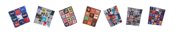 Row of t-shirt quilts