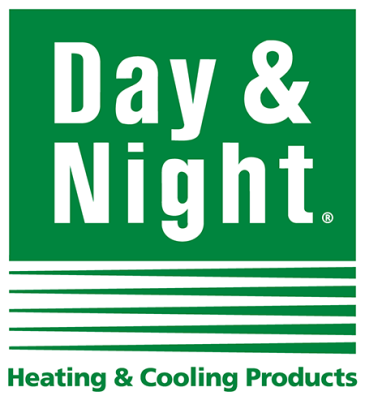 HEIL Heating & Cooling Products logo. Red stylized letters over blue, with a wave design.