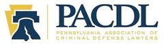 PACDL logo with gold and blue courthouse icon and Pennsylvania Association of Criminal Defense Lawyers text