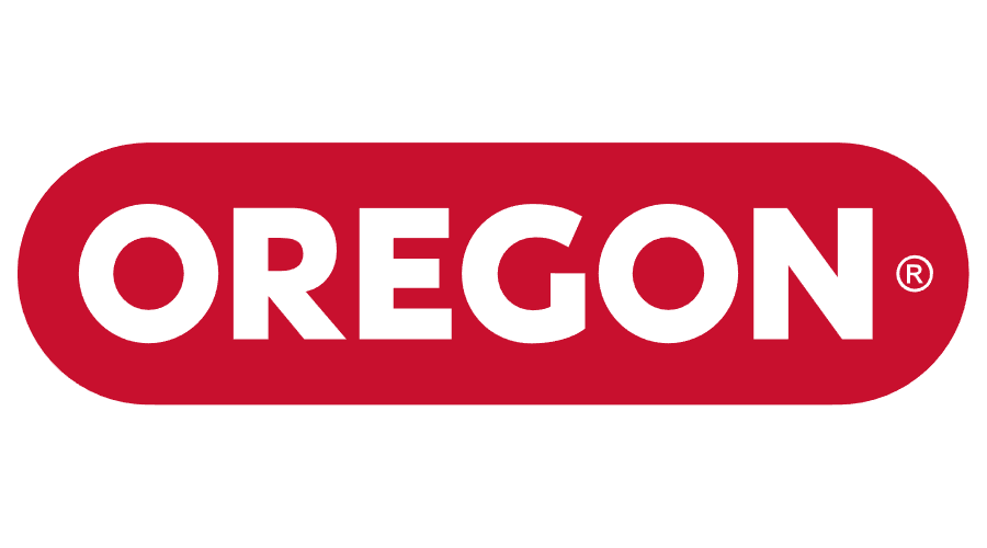 The oregon logo is red and white on a white background.