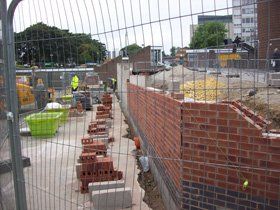 concreting - dunnington, north yorkshire - ljw construction ltd - retaining wall