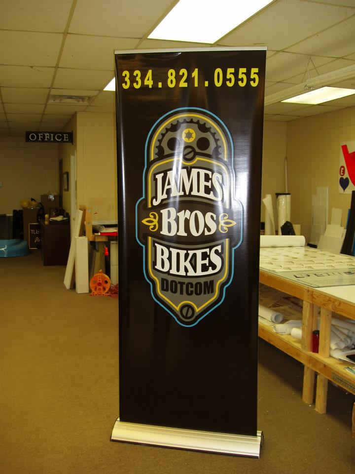 James Bros Bikes Banner — Auburn, AL — Advanced Graphics