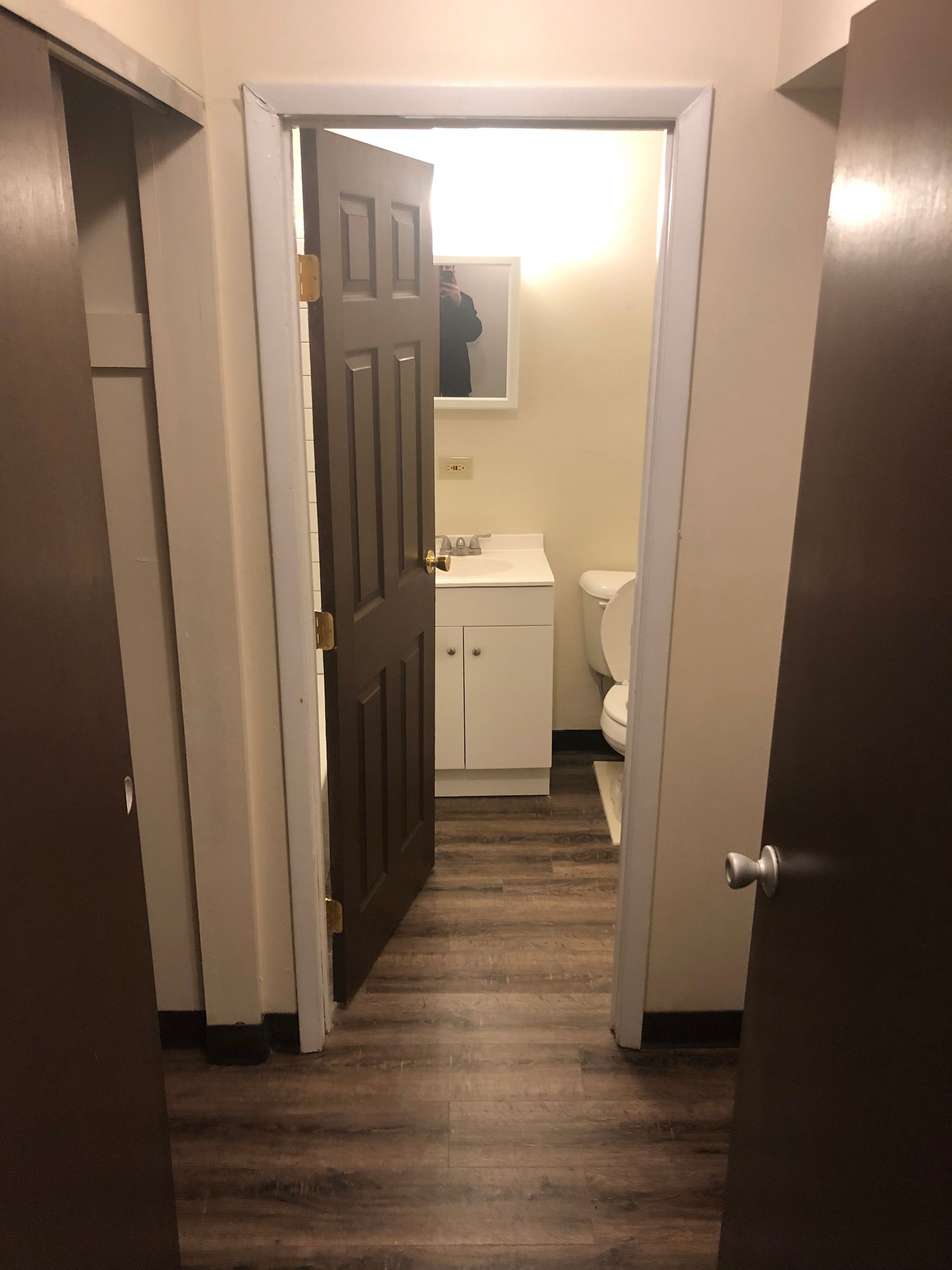 Advent III Aprartments -  Bedroom closet and bathrrom