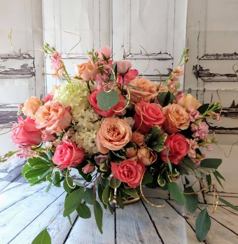 Tulips Floral Design located in Westbrook, CT creates beautiful floral designs for your bridal shower.