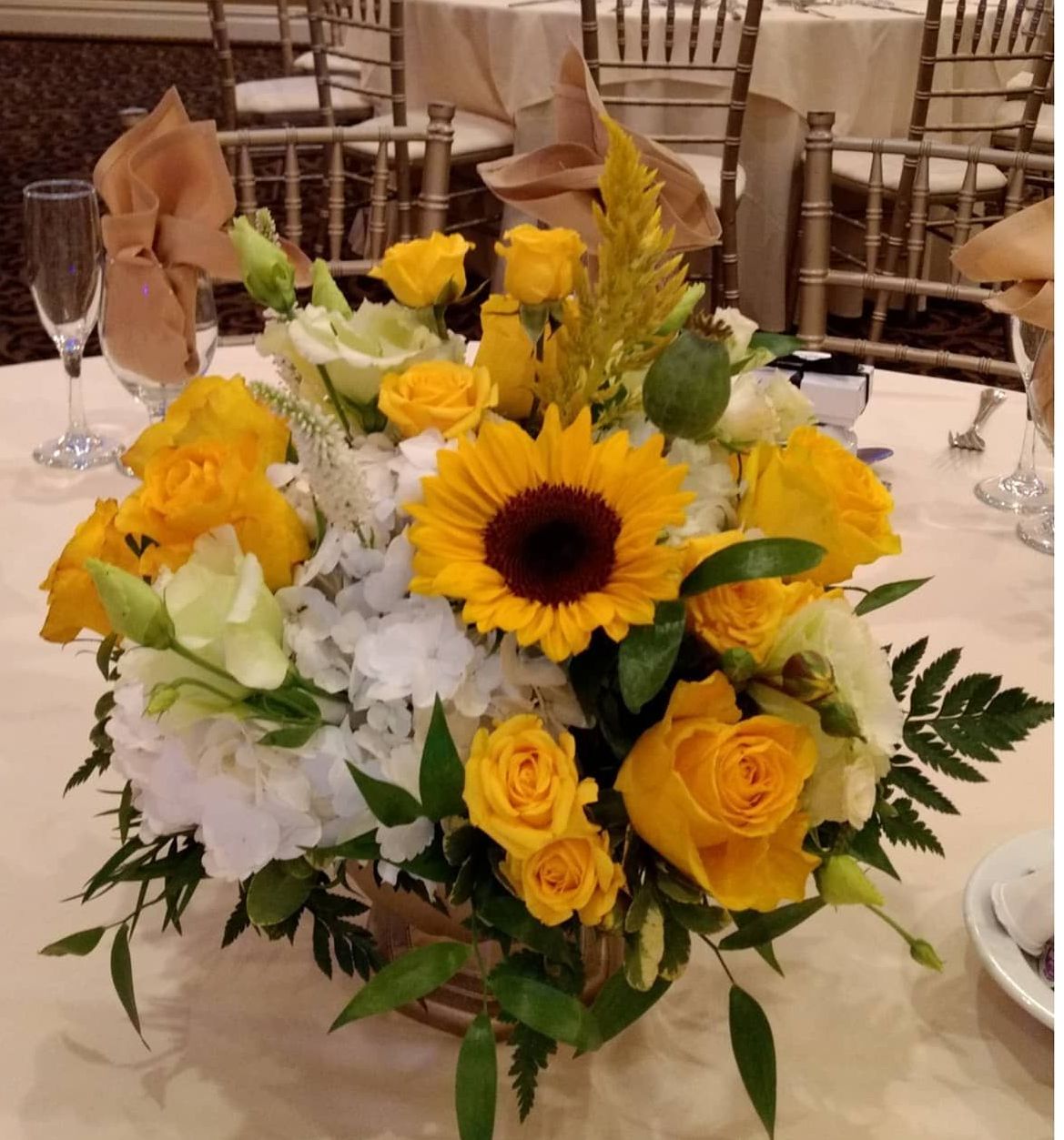 Tulips Floral Design located in Westbrook, CT creates beautiful floral designs for your baby shower.