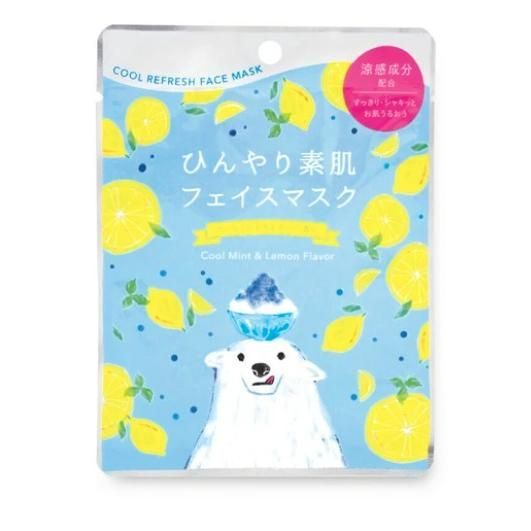 日本進口 涼感保濕刨冰面膜