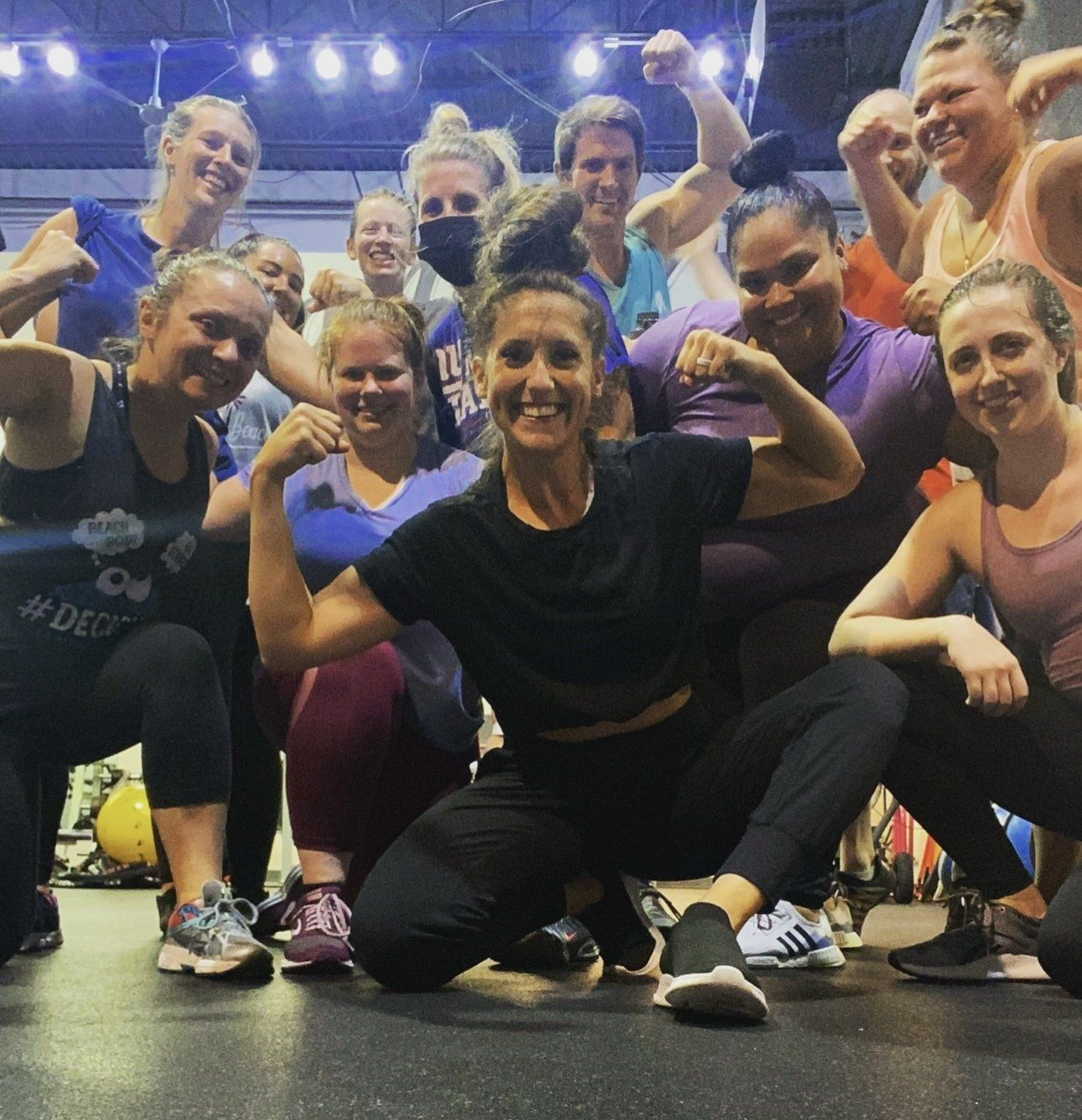 Group photo from group workout