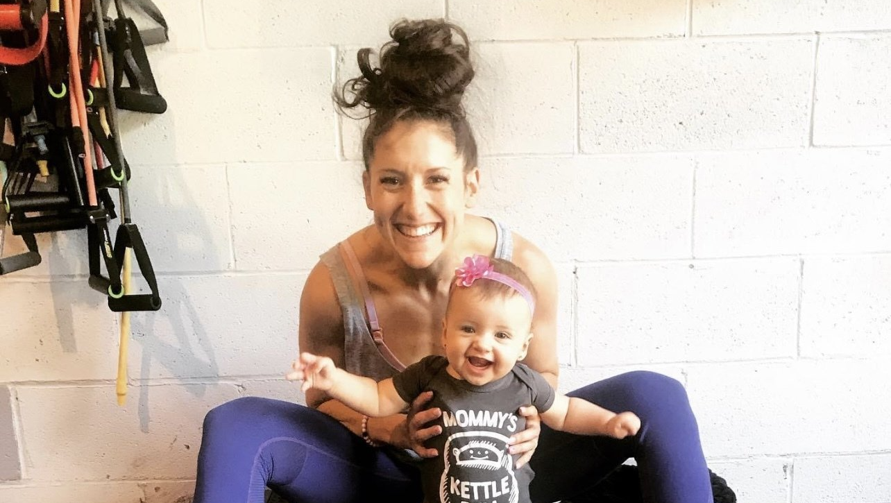 Alexa Jaye with her daughter
