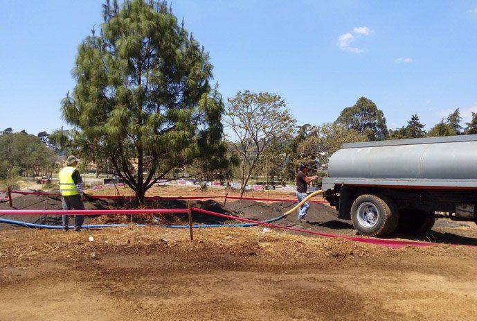 Transportes San Miguel tanque de agua