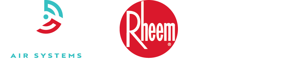 Radiant Air Systems LLC Radiant Air Systems LLC Logo next to Rheem 100 logo with note that says A proud partner of Rheem
