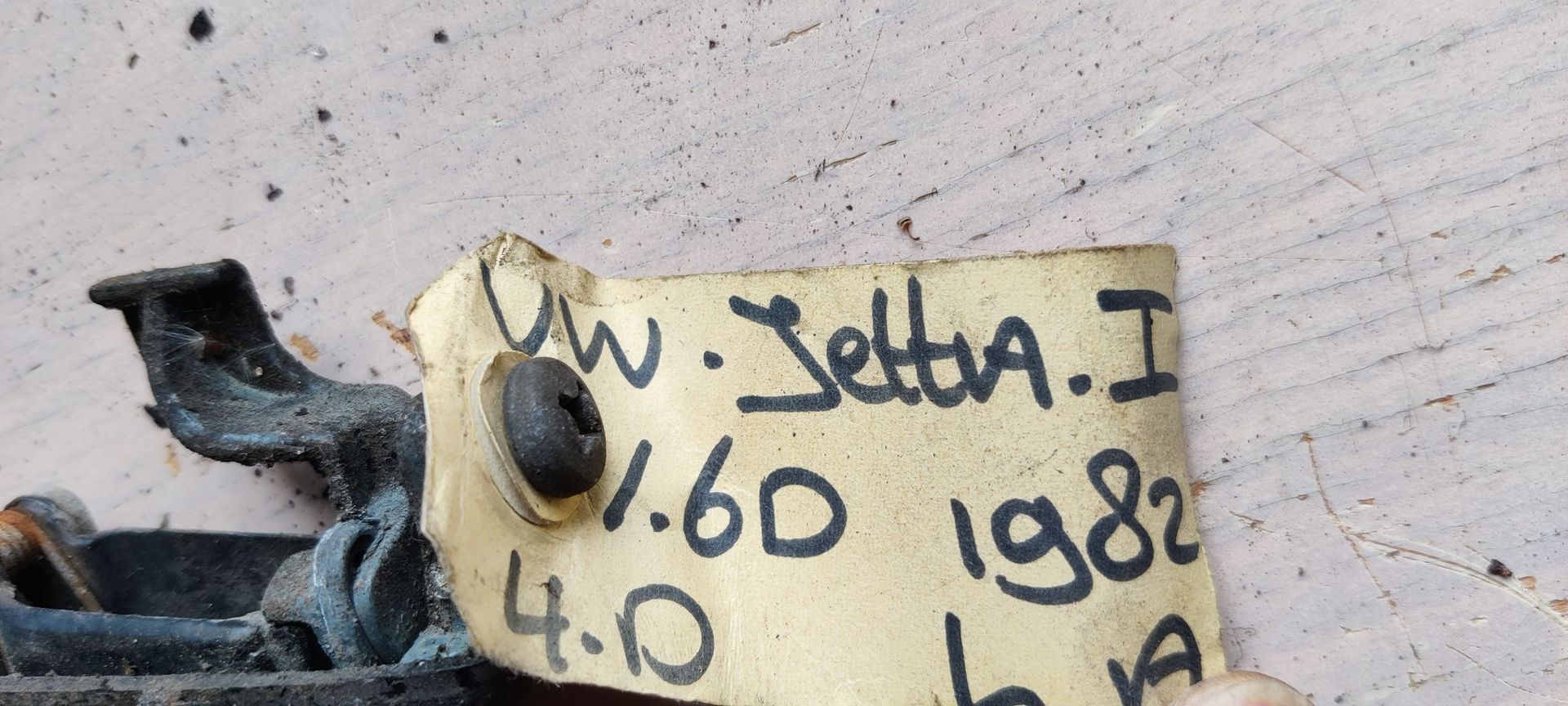 VW Jetta linker deurklink rechtachter..