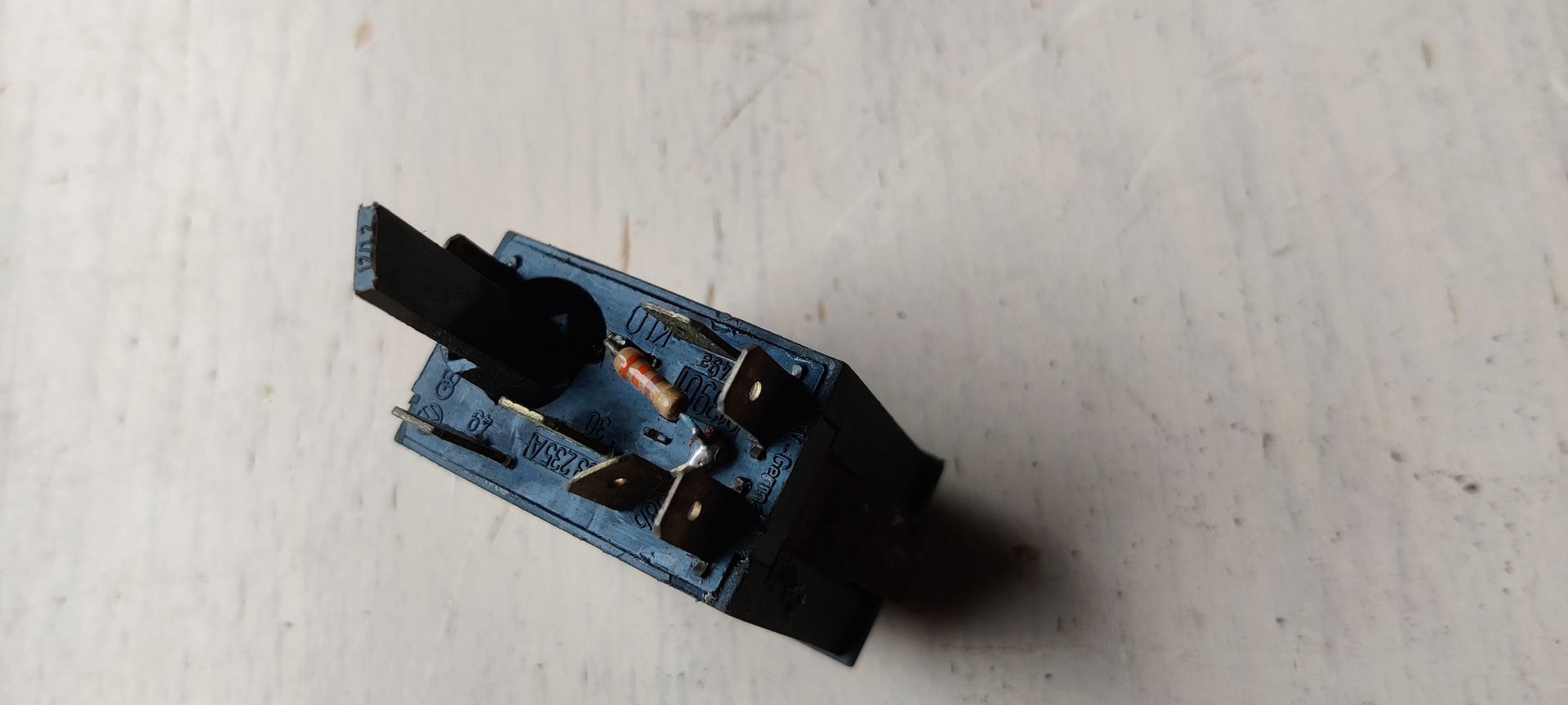 VW Jetta 1, alarmlicht schakelaar.