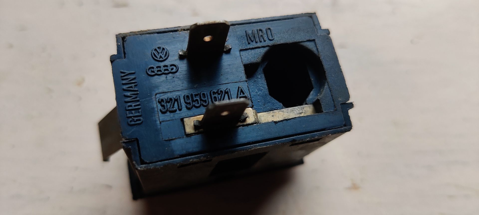 VW Jetta achterruitverwarming schakelaar.