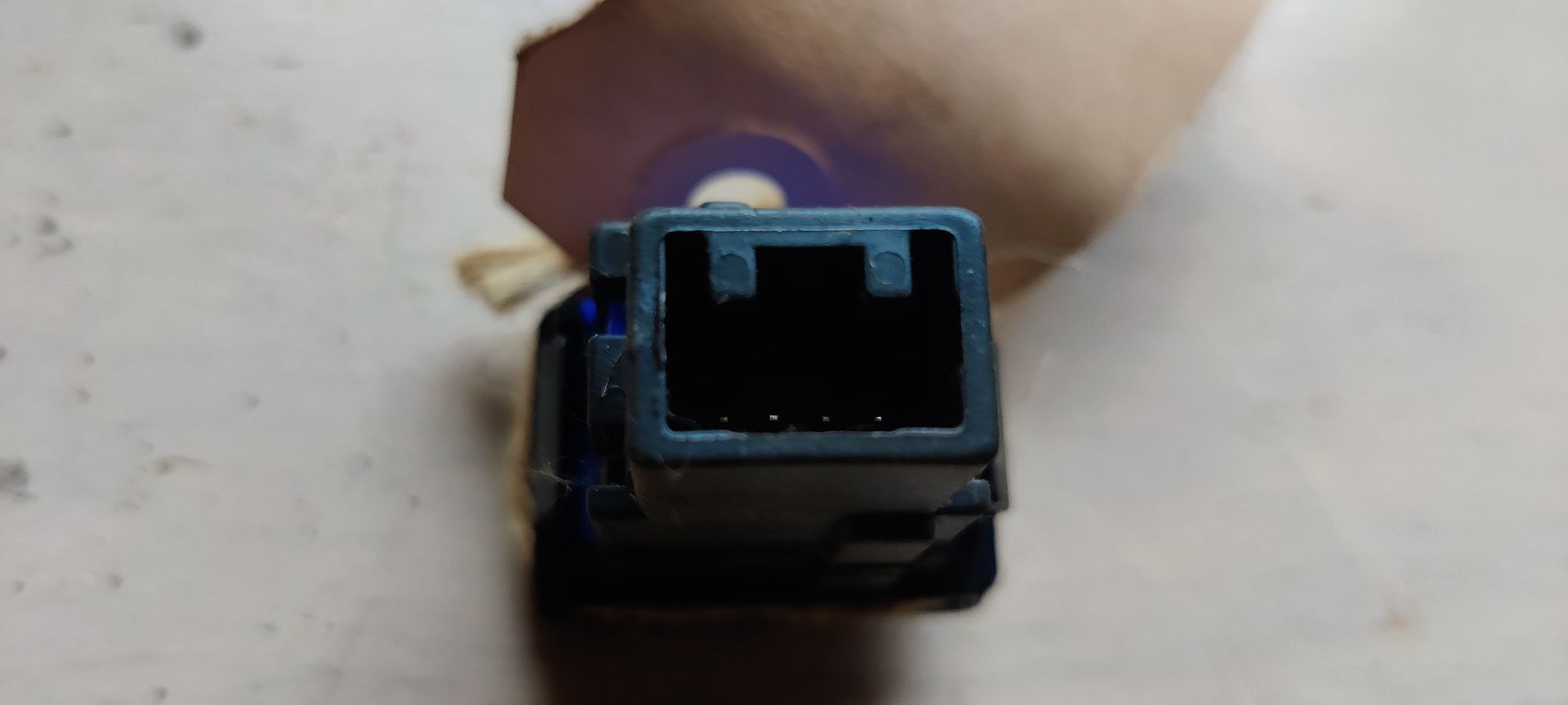 Toyota Yaris dashboard dimmer.