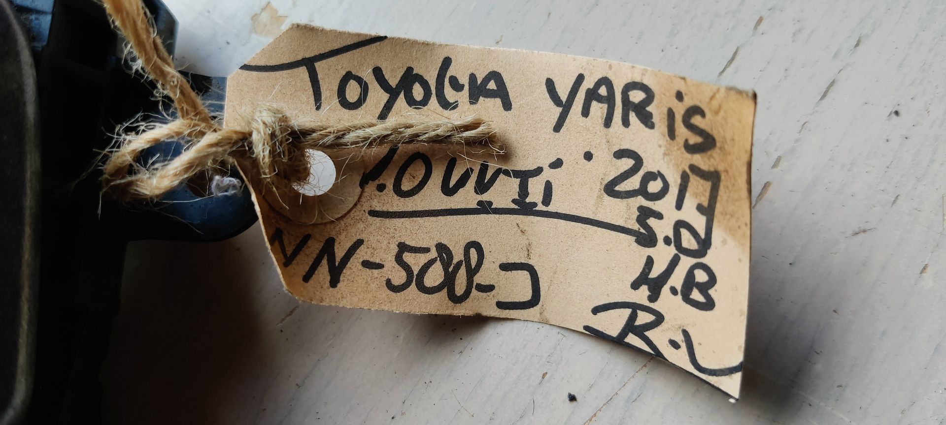 Toyota Yaris deurklink rechtsvoor.