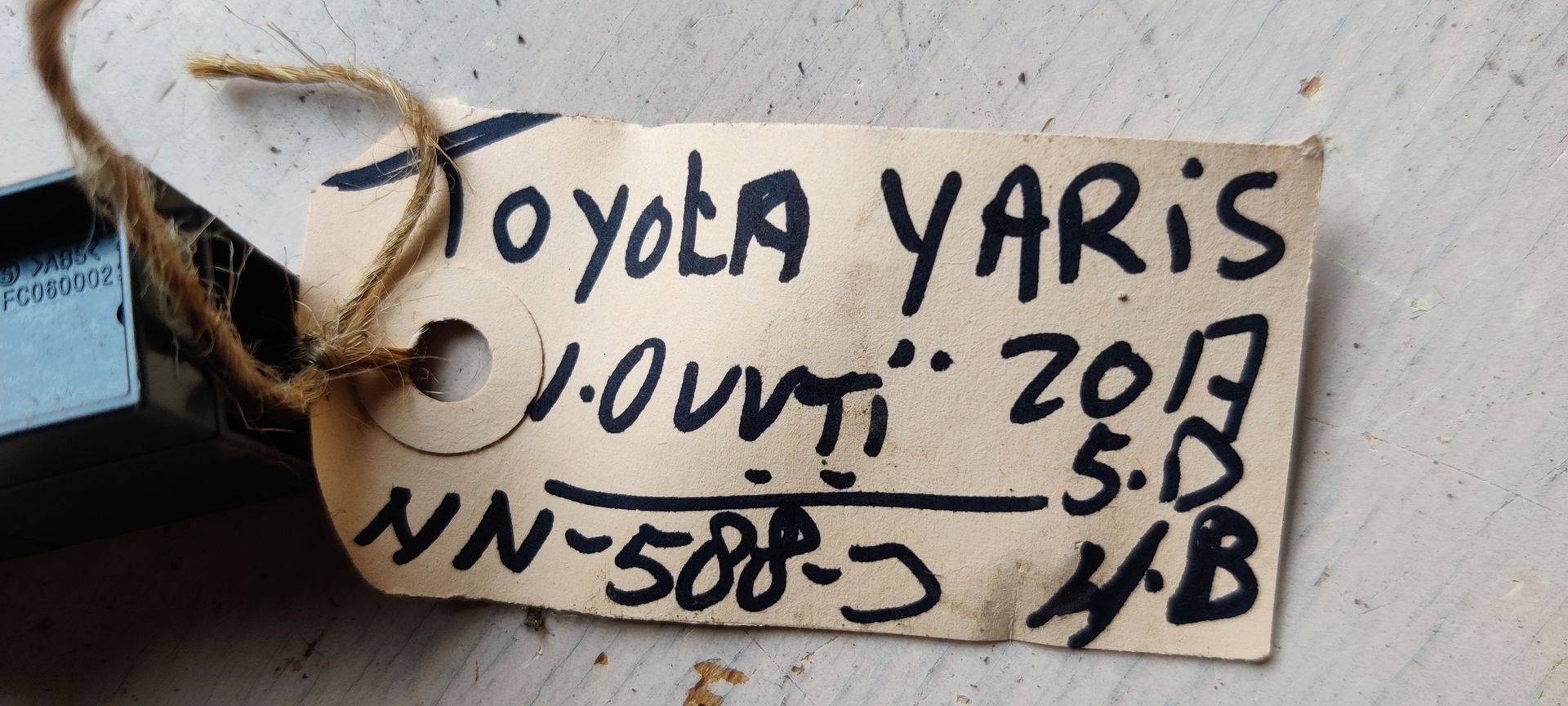 Toyota Yaris USB aansluiting.