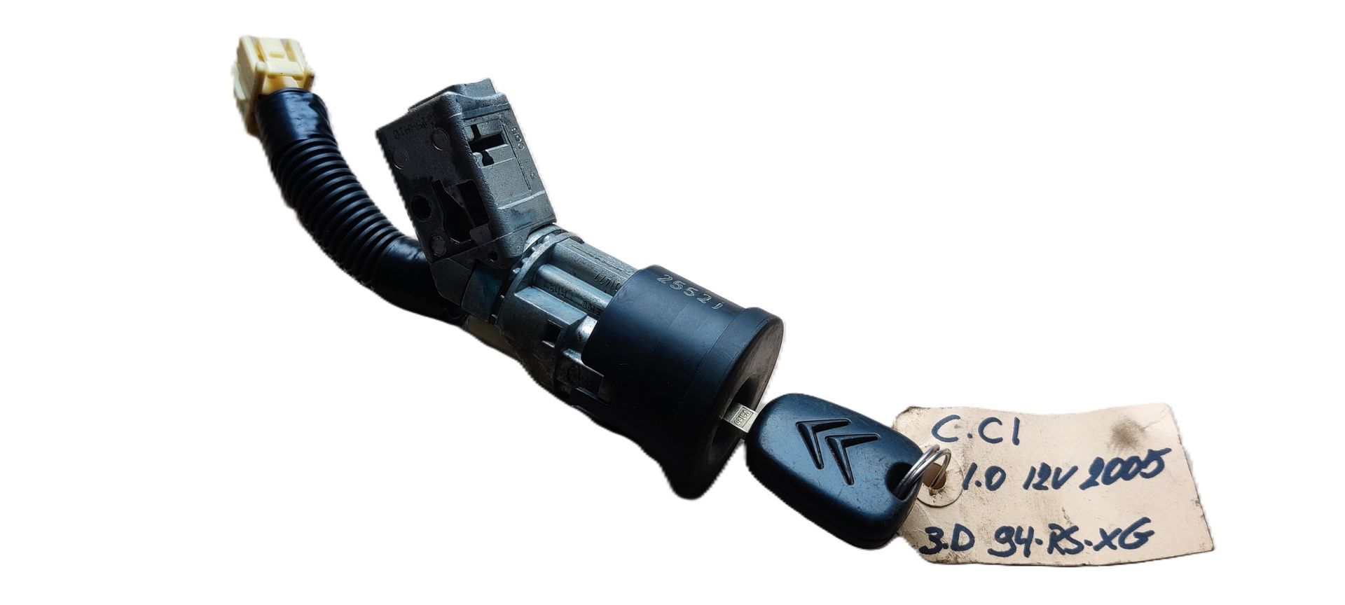 Contactslot Citroen C1 met sleutel.