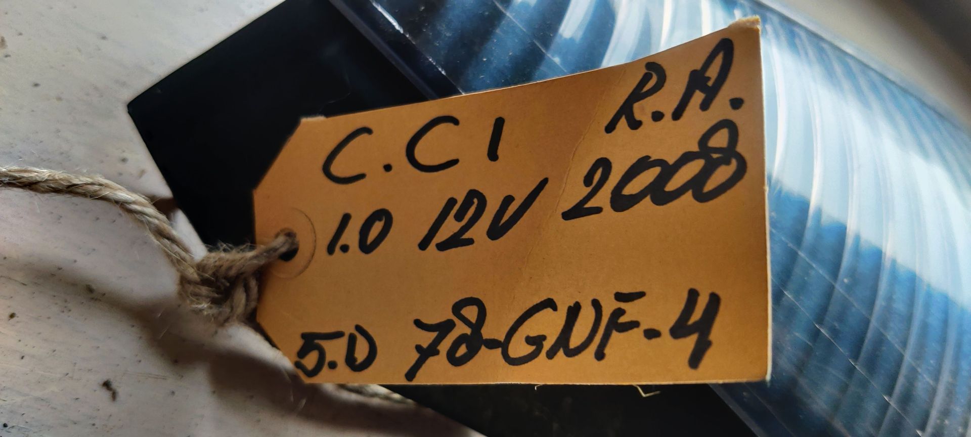 Citroen C1 achterlicht rechts.