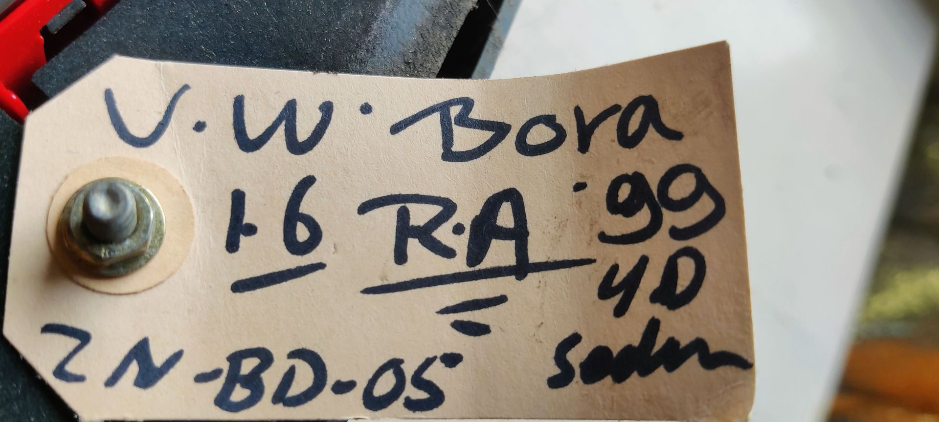 VW Bora achterlicht rechts.