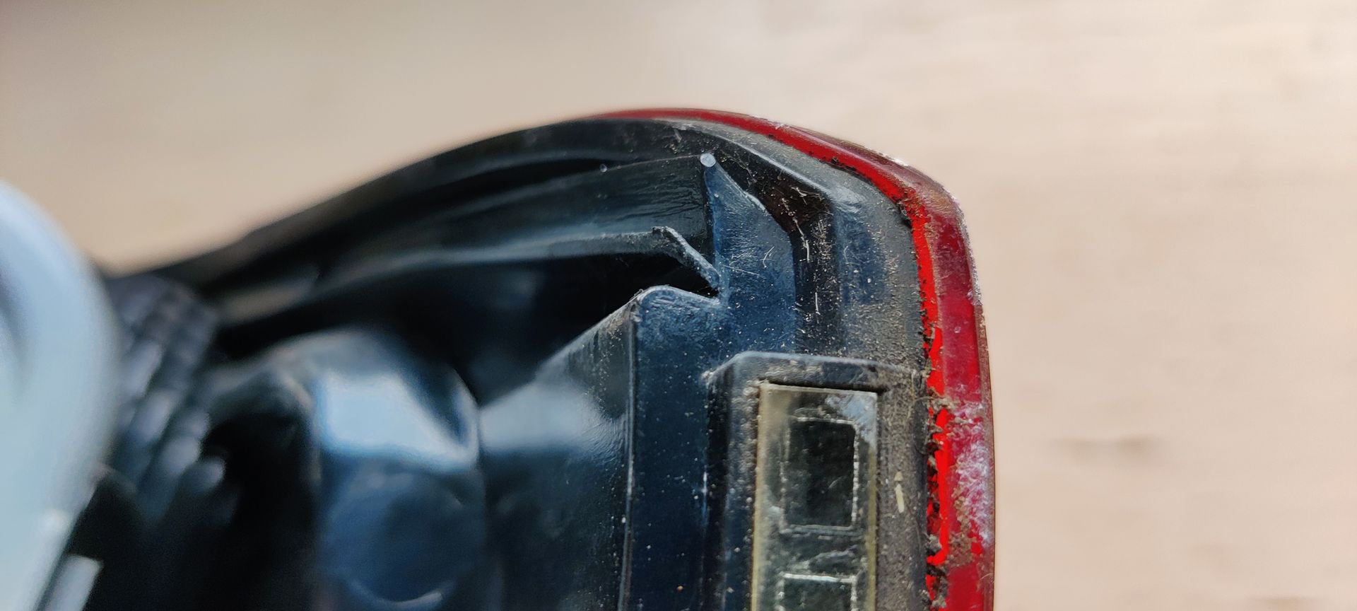 VW Polo achterlicht links.