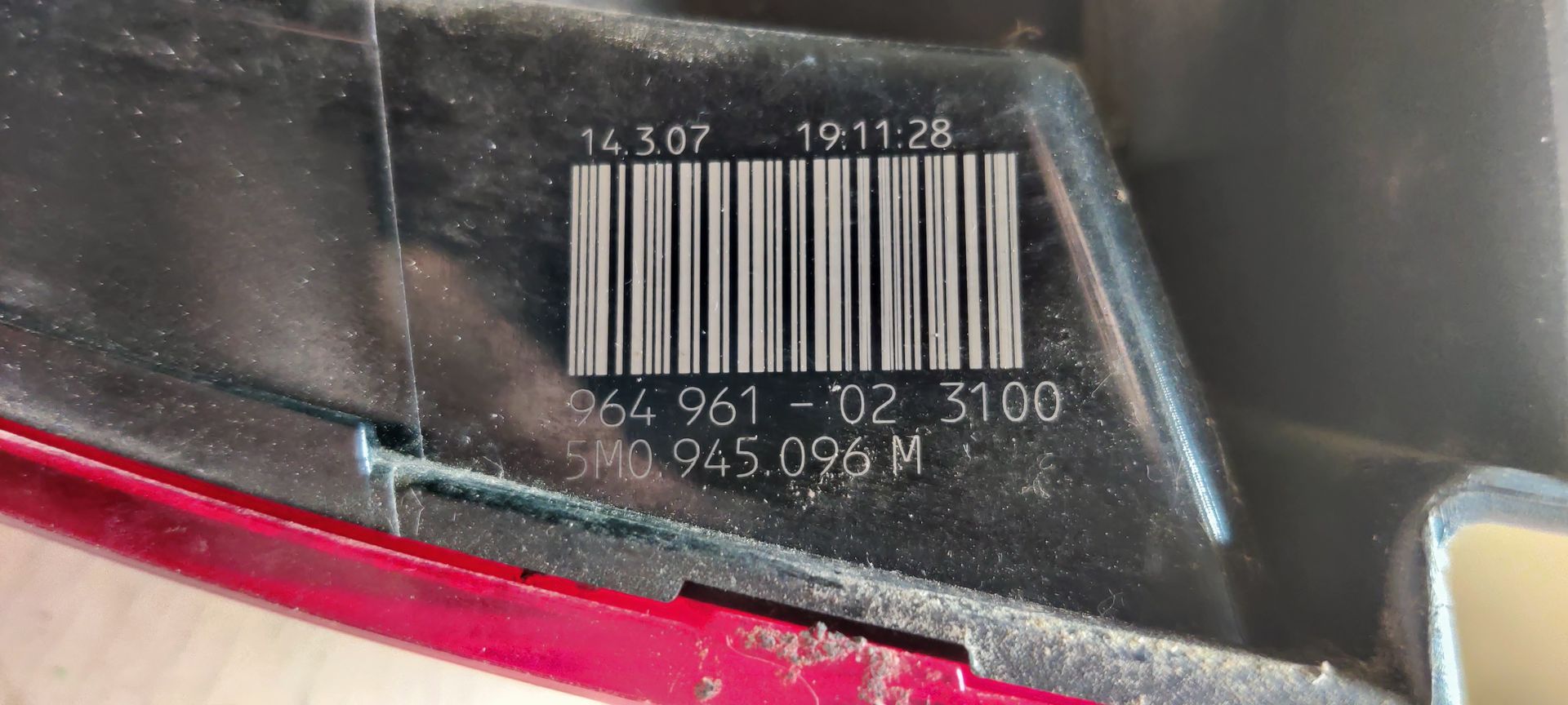 VW Golf 5 plus, achterlicht rechts.