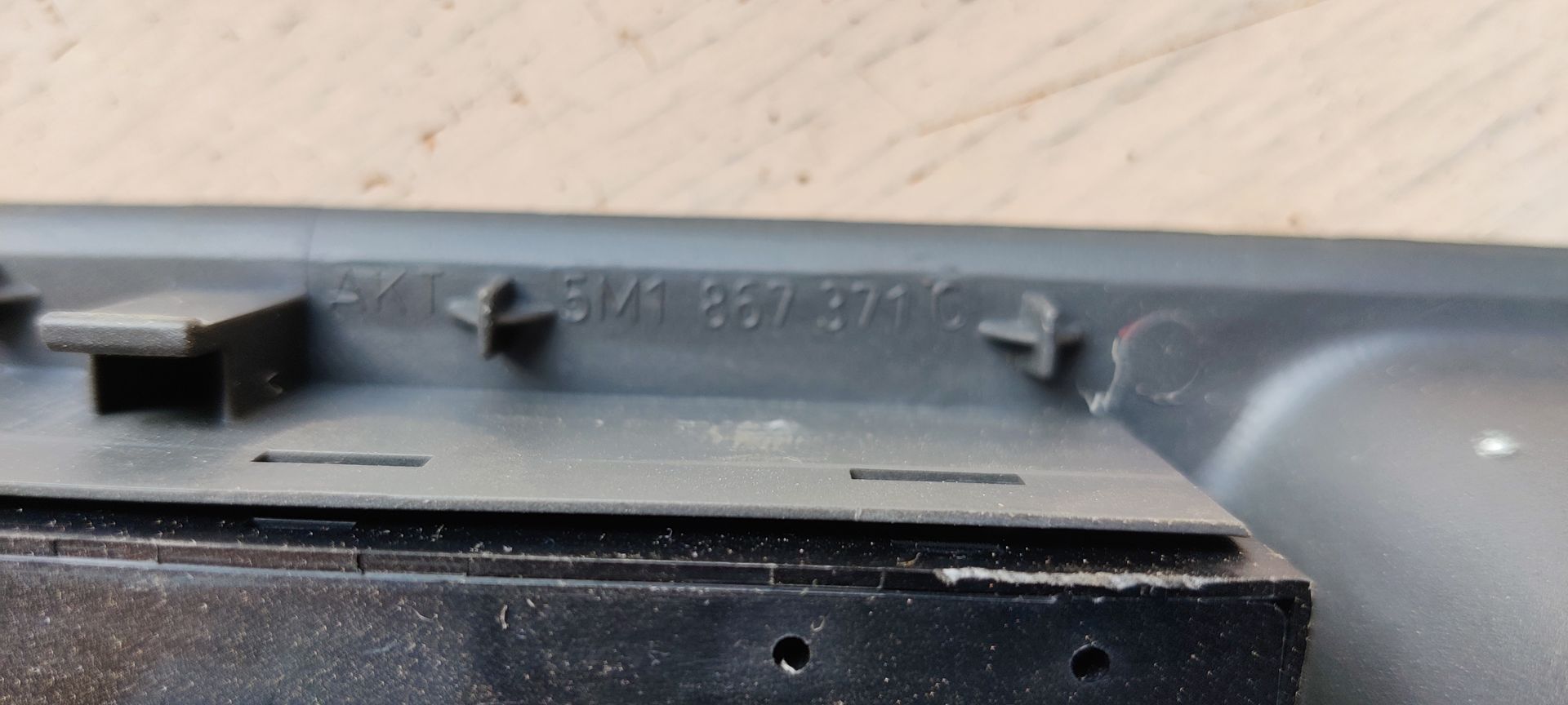 VW Golf 5 plus, spiegelverstelling en raamschakelaar linkerdeur.