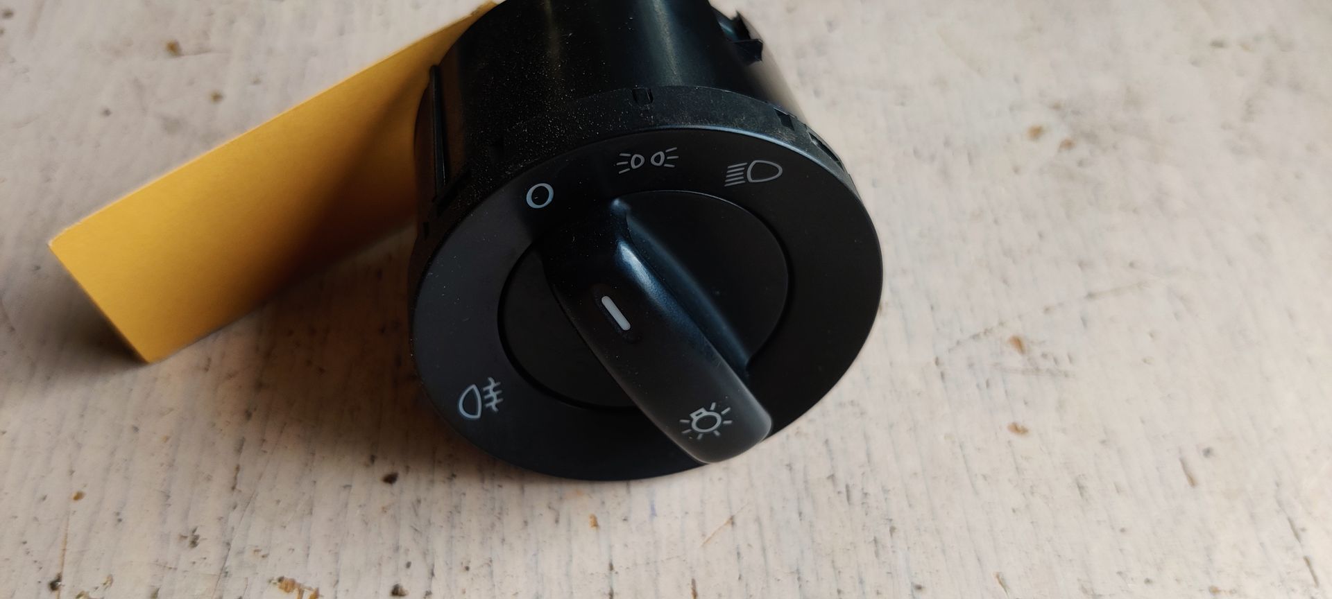 VW Golf 5 plus, lichtschakelaar.