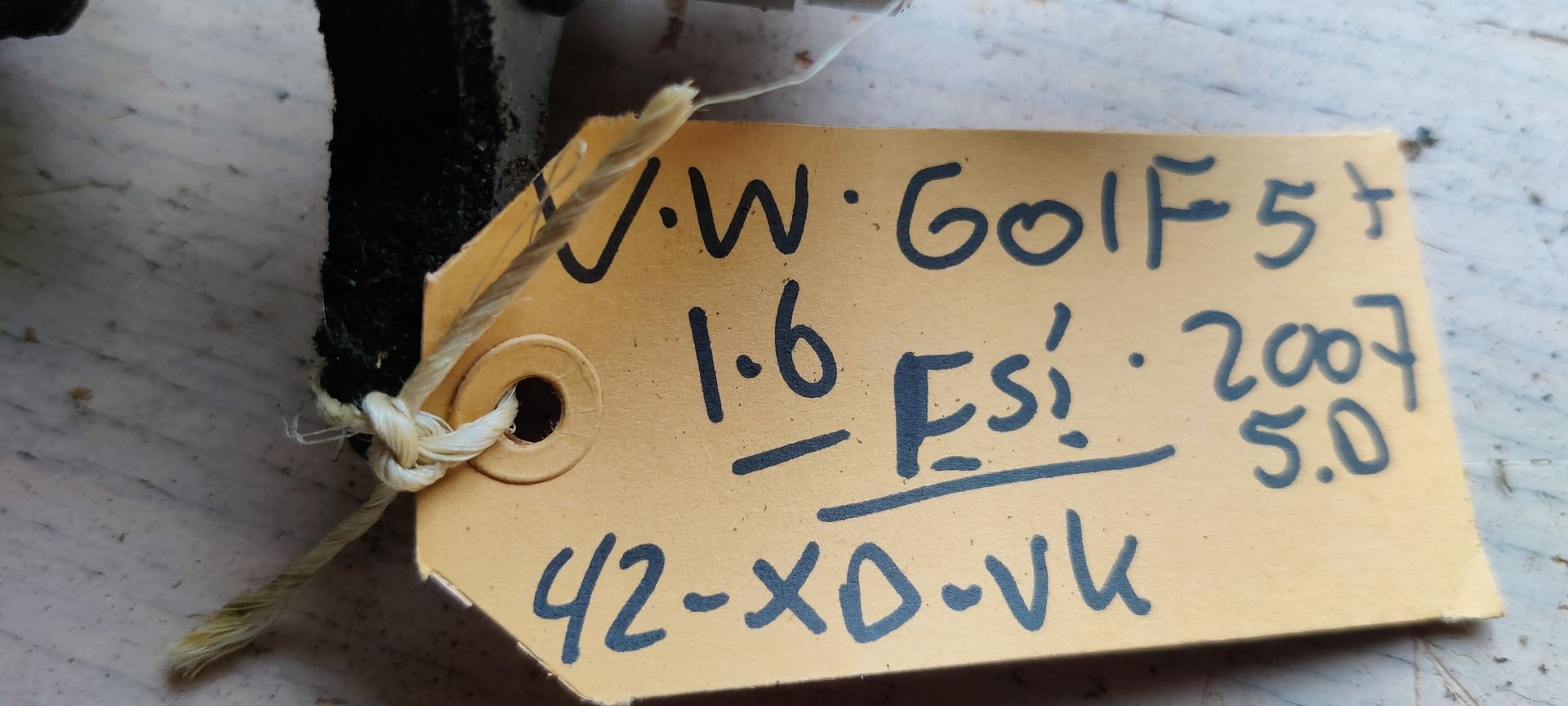 VW Golf 5 plus, hoofdremcilinder.