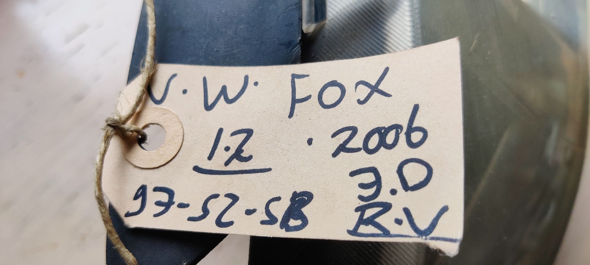 VW Fox koplamp rechts.