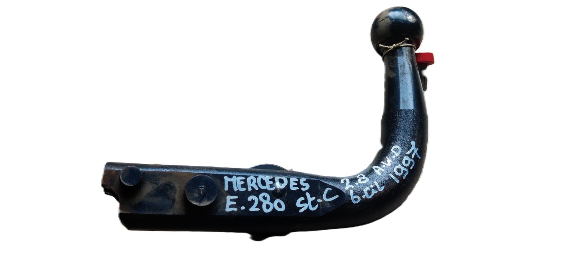 Mercedes E280 station, afneembare trekhaak.