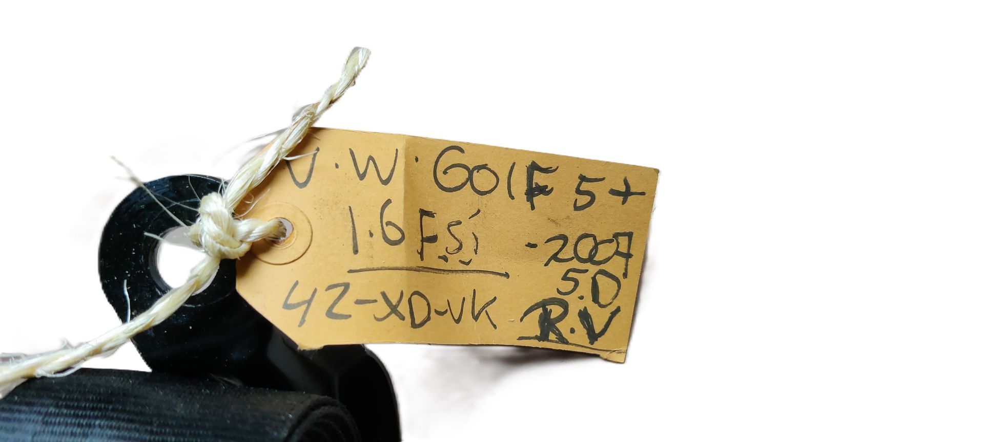 VW Golf 5 plus, gordel rechtsvoor.