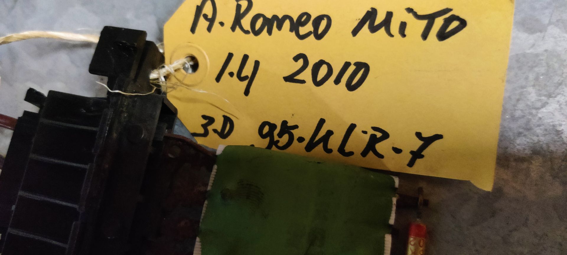 Alfa Romeo MiTo weerstand.