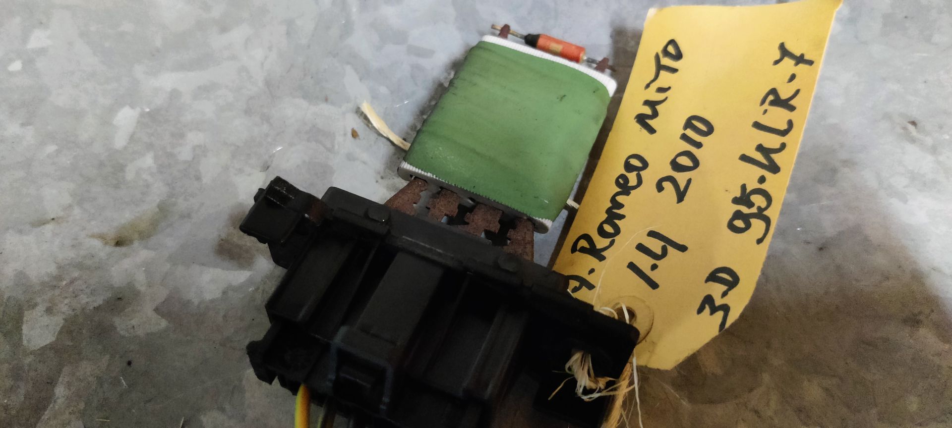 Alfa Romeo MiTo weerstand.