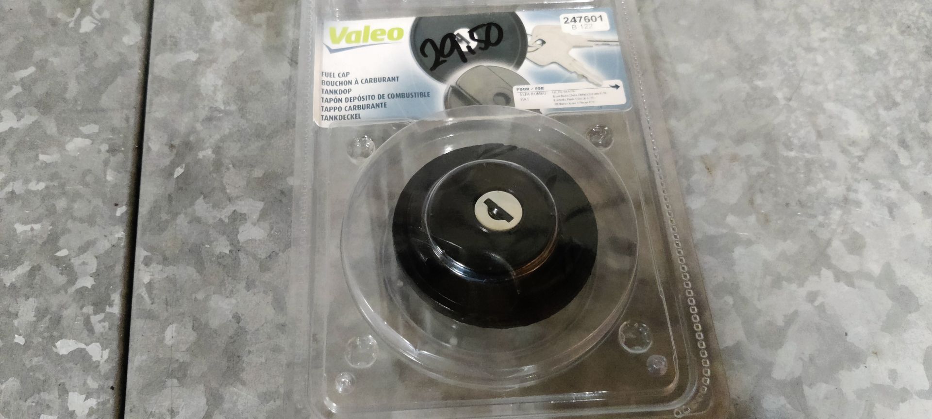 Alfa Romeo/ Fiat tankdop met sleutel, nieuw!