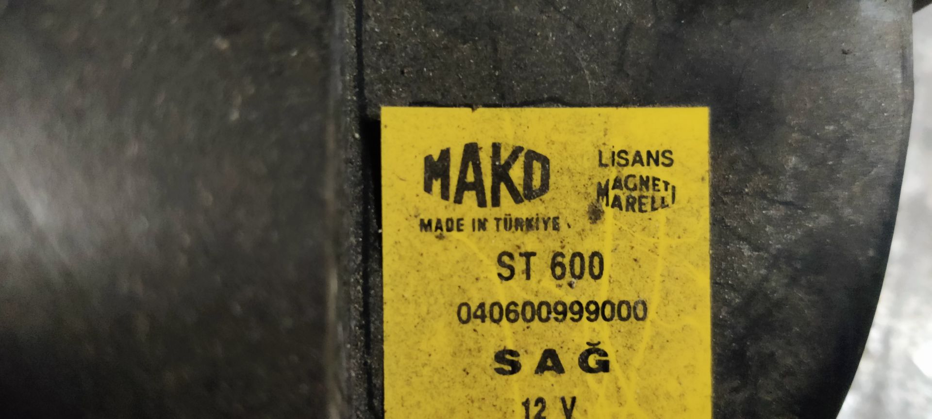 Fiat Doblo rechter achterlicht.