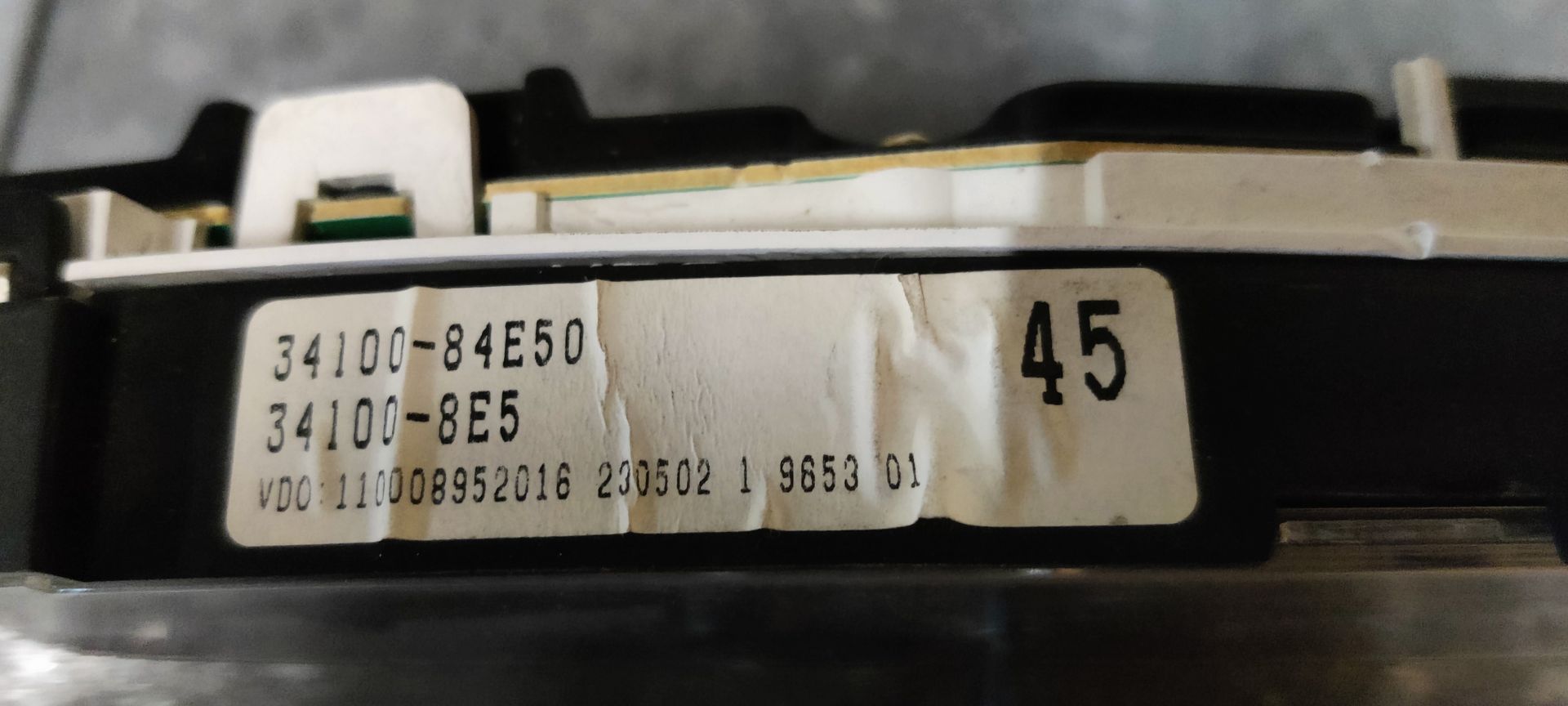 Suzuki Wagon R + 2003, dashboard tellerset.