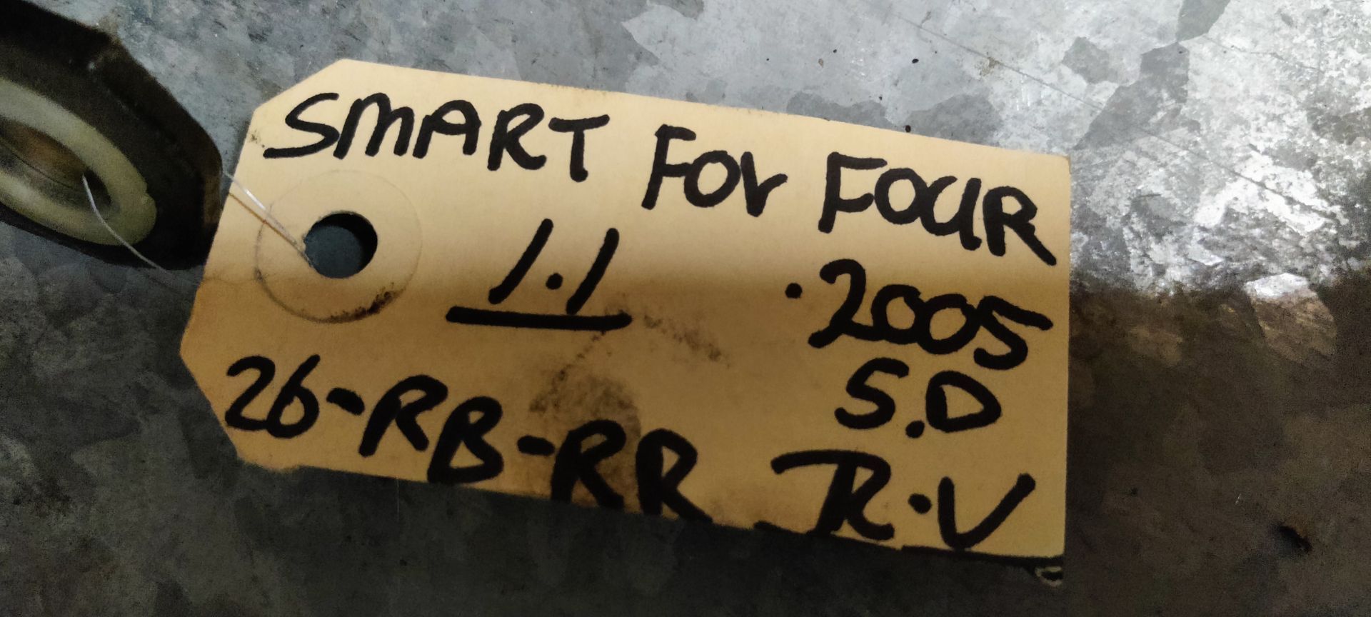 Smart ForFour rechtsvoor rolgordel.